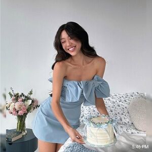 spring /Summer 🌺 ZARA NWT bow dress  BLOGGER DRESS SIZE XS
🚨FIRM PRICE